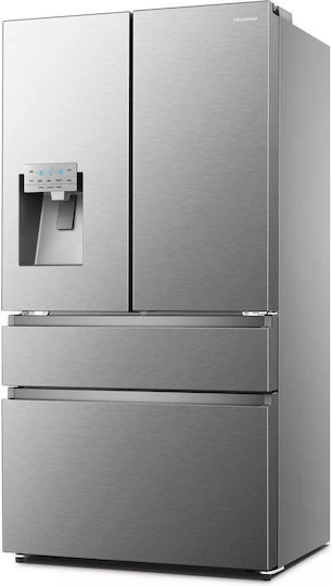 Hisense Side-by-Side Refrigerator 560lt Total NoFrost H178.5xW91.4xD72.5cm Inox RF728N4SASE