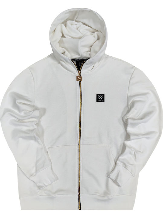 White Hooded Cardigan