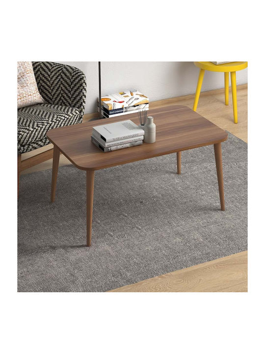 Rectangular Coffee Table Soul Wooden Walnut L90xW55xH41cm.