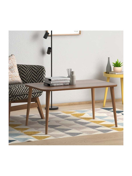 Rectangular Coffee Table Soul Wooden Walnut L90xW55xH41cm.