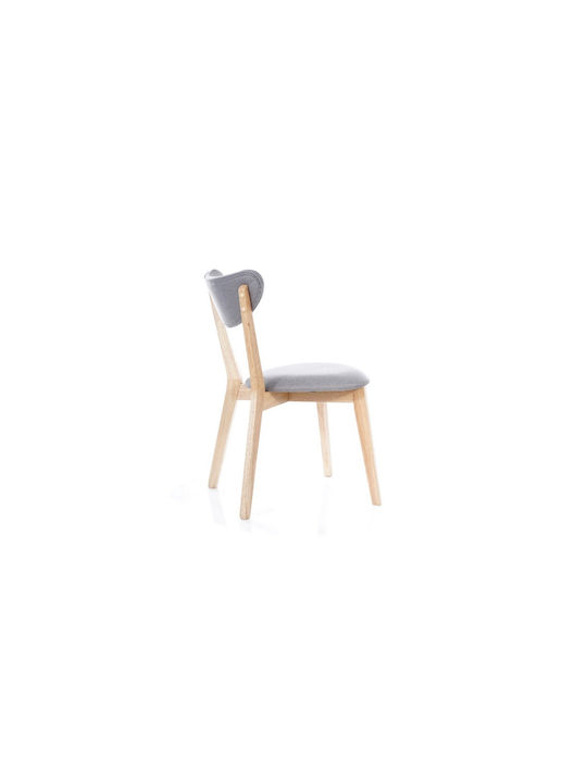 Brando Kitchen Wooden Chair Gray Tap. 130 45x45x76cm