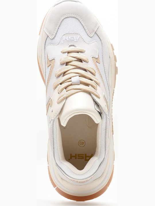 Addict Combo Chunky Sneakers Beige