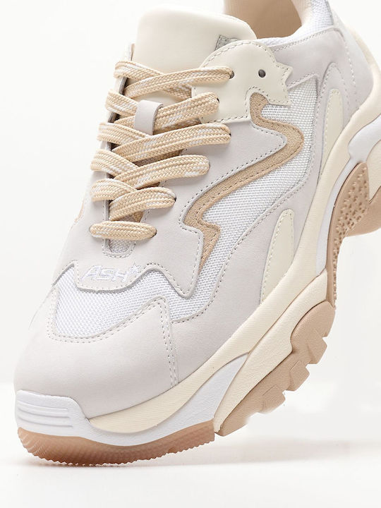 Addict Combo Chunky Sneakers Beige