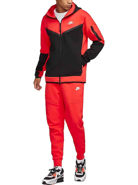 Sportswear Tech Fleece с Ластик Червен