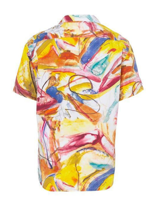 Sunset Camp Artschool Short-sleeved Cotton Shirt Multi-color