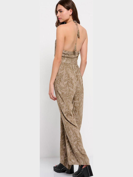 FBL007-11112 Women's One-piece Suit Olive Oil