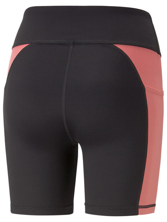 Training Women's Short High Waist Black Leggings