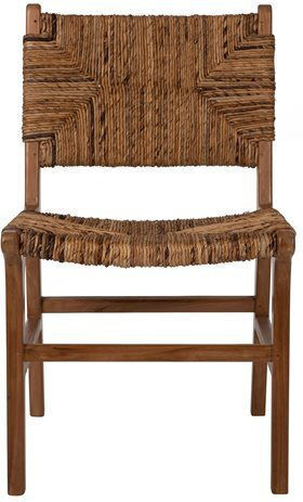 Dining Room Wooden Chair Natural 54x55x86cm