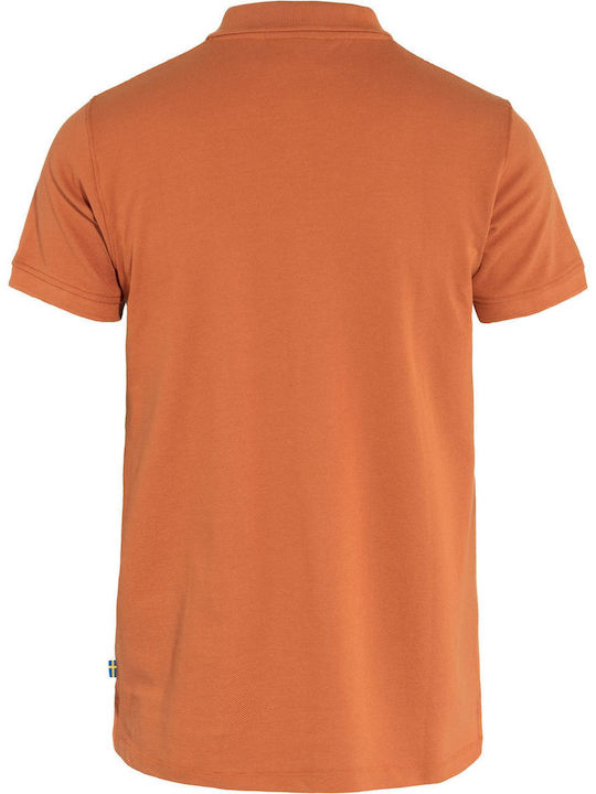 Fjallraven Ovik Ανδρικό T-shirt Polo Terracotta Brown