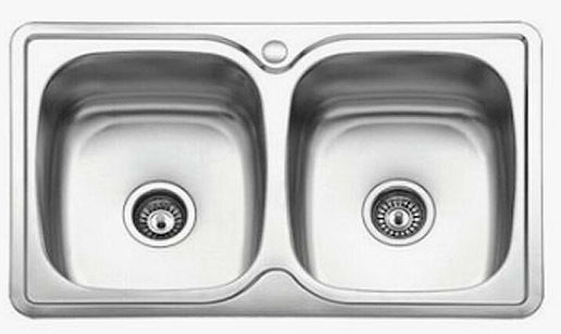 Boloco BL812 Ένθετος Inox Σατινέ Μ82xΠ50cm Ασημί
