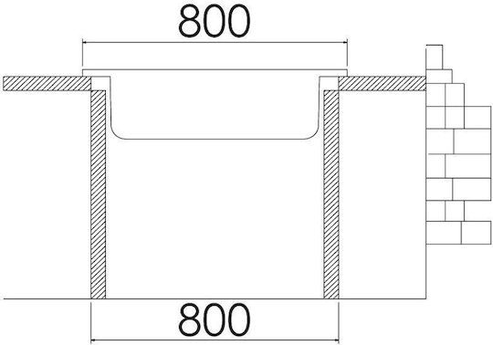 Excel Dimitra 719CMAS65 Drop-In Spüle Inox Satiniert B80xT50cm Silber