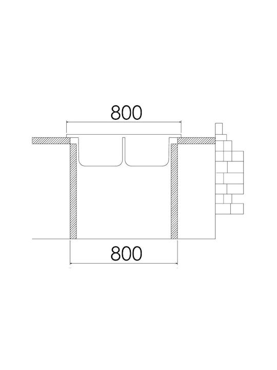 Excel Estia 720CMAS13 Drop-In Chiuvetă Inox Satinat L80xW50cm Argintiu