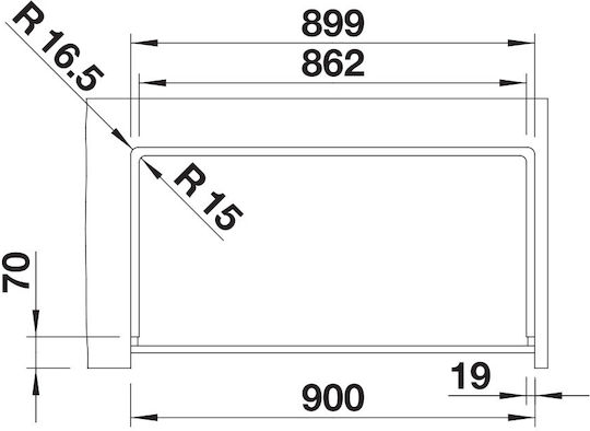 Blanco Vintera XL 9-UF 526108 Drop-In Мивка от Синтетичен Гранит Ш90xД51см Кафе