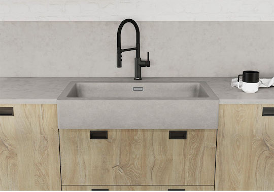 Blanco Vintera XL 9-UF 526800 Drop-In Spüle aus Verbundgranulat B90xT51cm Volcano Grey