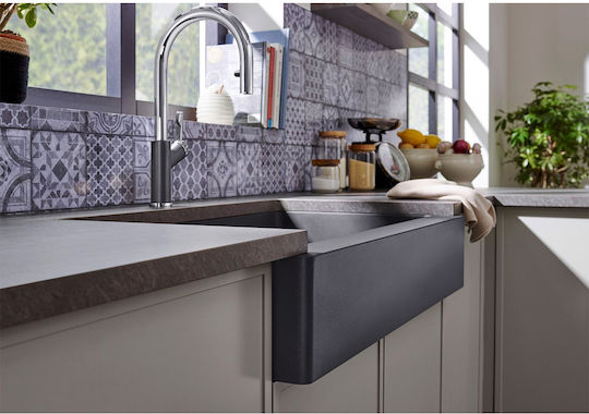 Blanco Vintera XL 9-UF 526101 Drop-In Sink Synthetic Granite W90xD51cm Anthracite