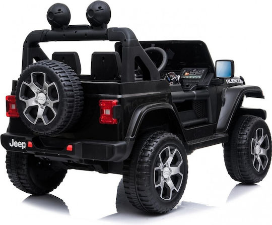 Wrangler Rubicon Διθέσιο με Τηλεκοντρόλ Licensed 12 Volt Μαύρο για 1+ Ετών