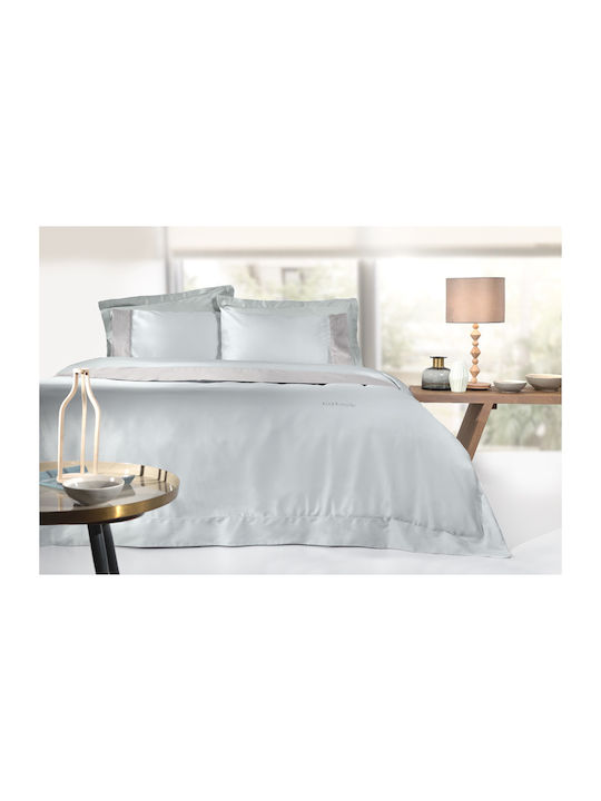Guy Laroche Set Cearșafuri King Size 270x280cm. Silky Argint Moonlight 4buc