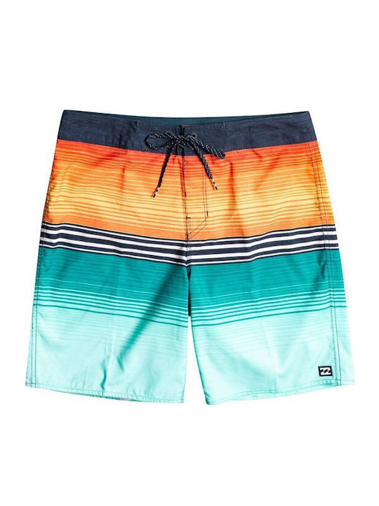 All Day HTR 19" Herren Badebekleidung Bermuda Mehrfarbig mit Mustern