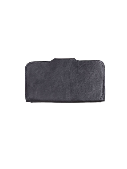 Wallet women's wallet made of leatherette black