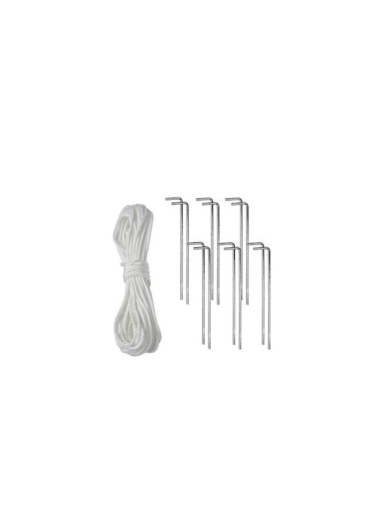 Timeless Tools Gazebo Grădină Alb x3m