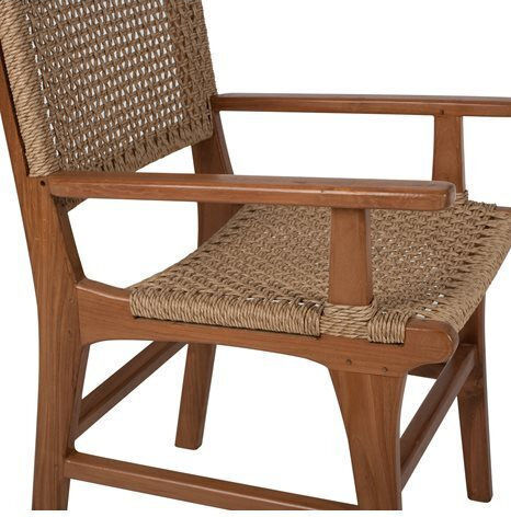 Outdoor-Sessel Rattan Natural-beige 54x55x86εκ.