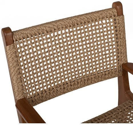 Outdoor-Sessel Rattan Natural-beige 54x55x86εκ.