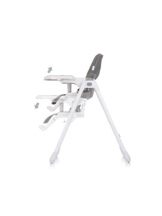 Chipolino Eat Up Klappbarer Baby Hochstuhl 5 in 1 mit Höhenverstellbar Graphit