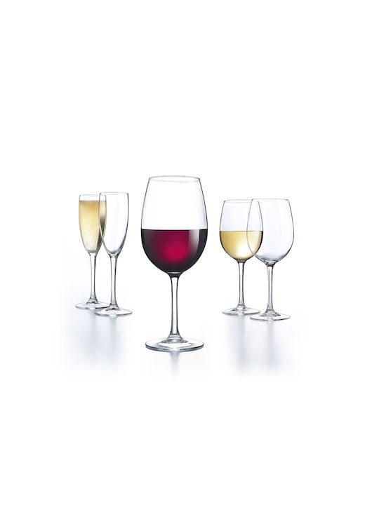 Luminarc La Cave Set of Glasses for Red Wine made of Glass Stemmed 470ml 6pcs