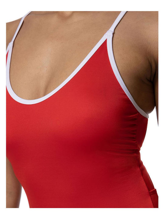 Costum De Baie Întreg Roșu