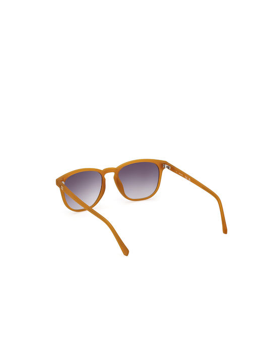 Guess Unisex Sunglasses With Orange Frame And Grey Lens