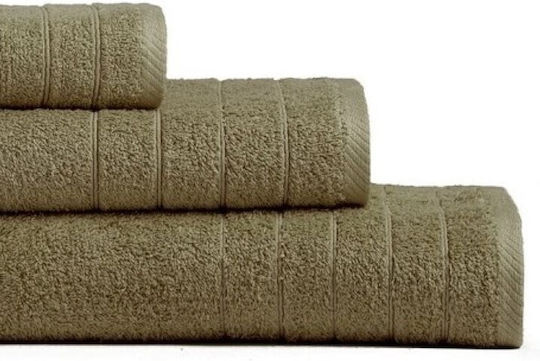 Melinen Bath Towel Fresca 70x140cm Olive Olive Weight 500gr/m²