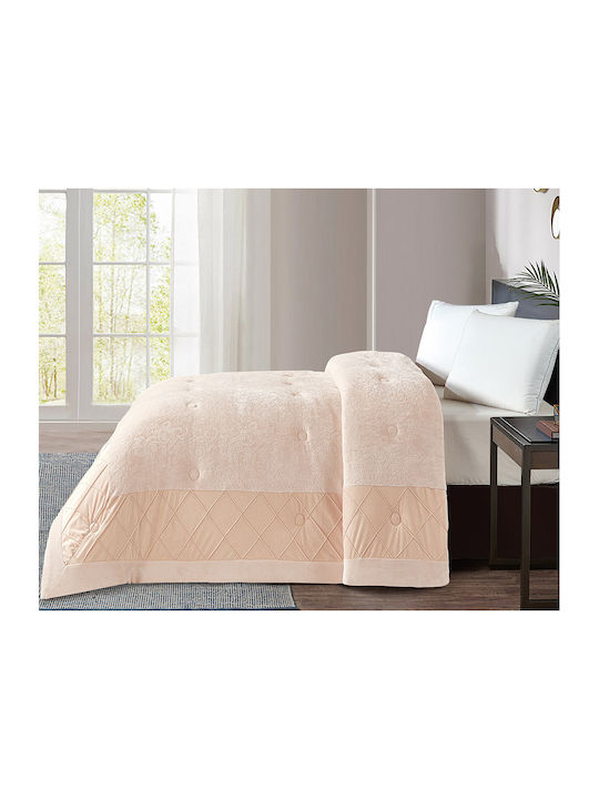 Liolios Home Duvet Cover Queen 220x240cm Crystal Blush 200 GSMGsm