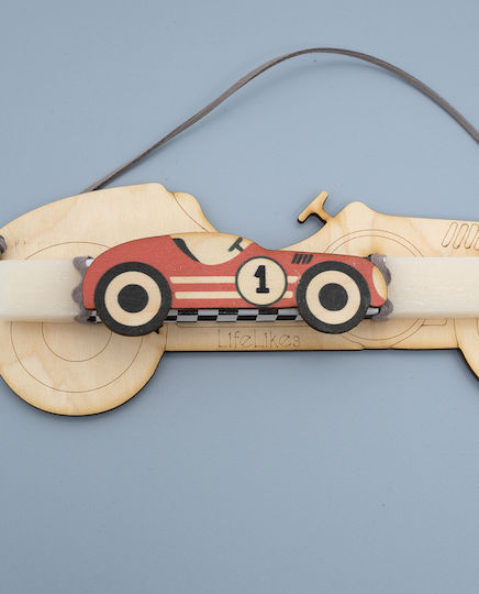 Easter Candle Square Scented and Handmade Race Car