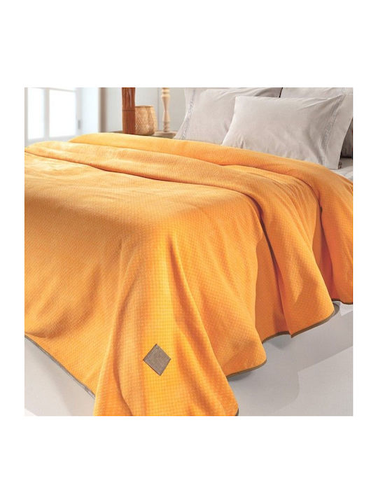 Guy Laroche Polar Decke Fleece Übergröße 230x250cm Mango