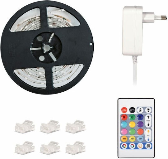 Ksix Smart Ταινία LED Wi-Fi 220V RGB Φως 5m με Τηλεχειριστήριο