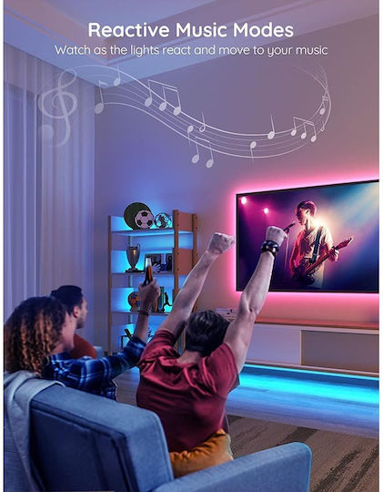 Govee Smart Ταινία LED Wi-Fi 24V RGB Φως 5m με Τροφοδοτικό