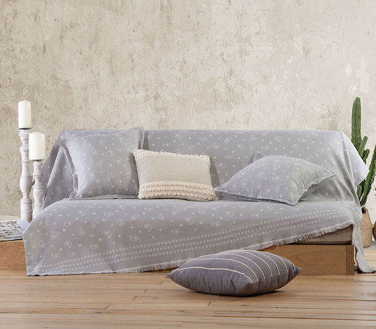 Nef-Nef Homeware Gloom Ριχτάρι Πολυθρόνας Ζακάρ 170x180εκ. Green