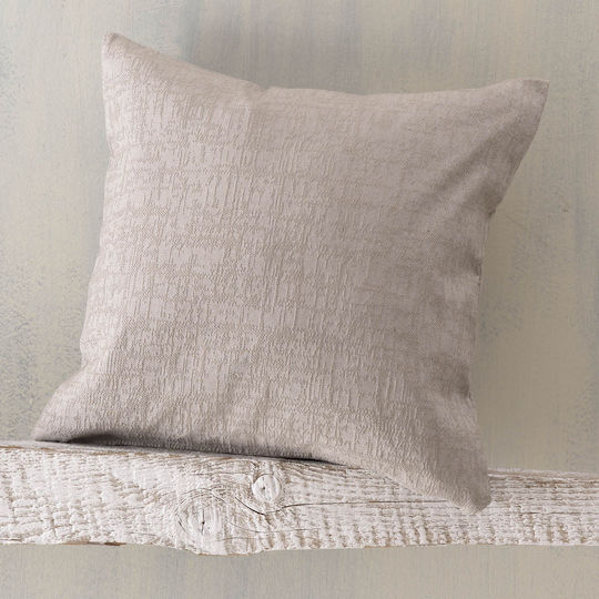 Rythmos Rythmos Zweisitzer-Sofa Überwurf 2 Seiten Jacquard 180x240cm Ecru
