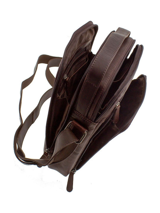 Leather Men's Bag Shoulder / Crossbody Brown