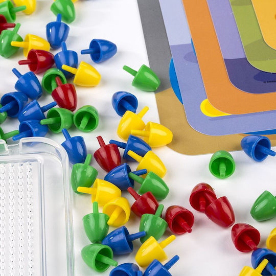 Miniland Παιχνίδι Κατασκευών Πλαστικό Suitcase 160 Pegs για Παιδιά 3+ Ετών