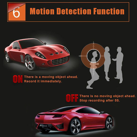 1080P Mirror Car DVR Set with Rear Camera, 4" Display
