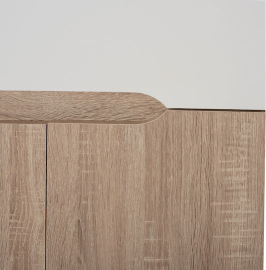 Μπουφές Jolene Ξύλινος με Συρτάρια Sonama 120x40x80cm
