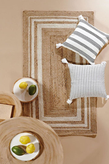 Kentia Yute Rug Rectangular Summer from Jute 236 Beige / Ecru
