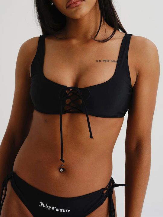 Erika Lattice Set Bikini Μπουστάκι & Brazil Μαύρο