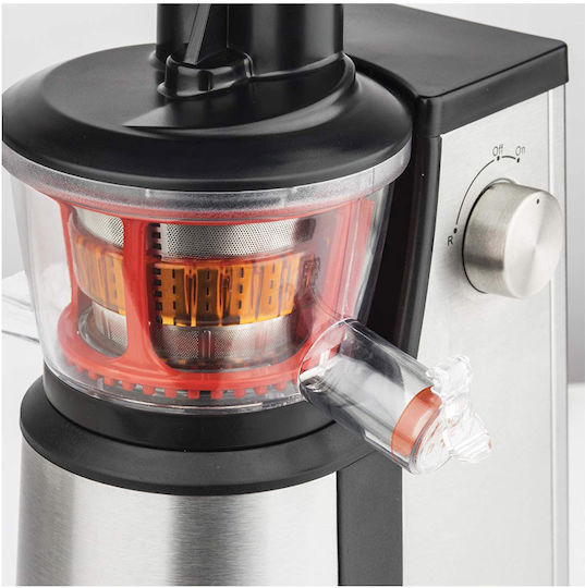 HKoenig Αποχυμωτής Αργής Σύνθλιψης 400W Inox Ασημί