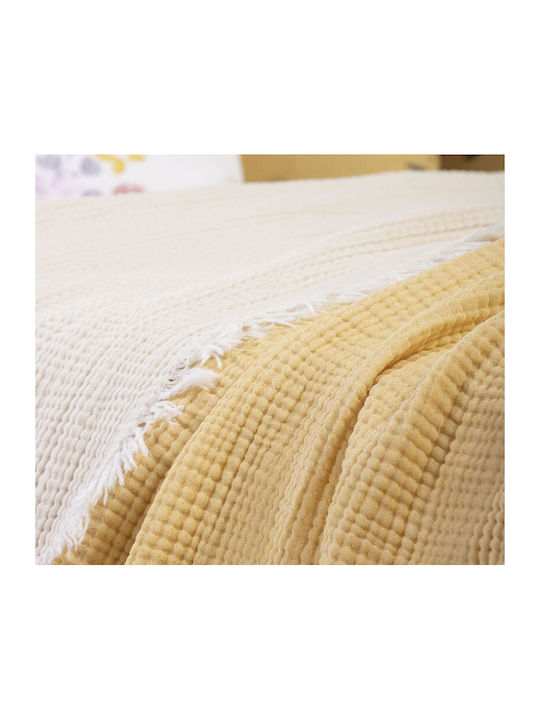 Nef-Nef Homeware Blanket Cot Apollo Cotton Gray 110x150cm