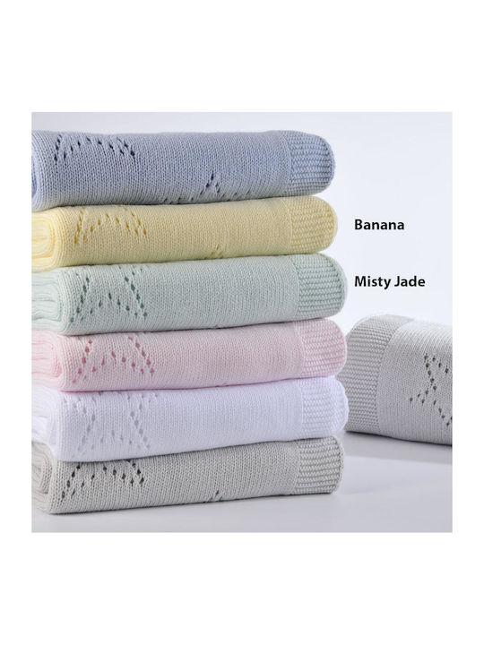 Down Town Home Blanket Nursery Swaddling Blankets 449 Knitted Yellow 75x105cm