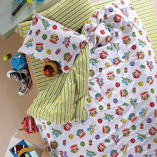 Kentia Sheet Set Single Cotton Paul Frank 39 160x270cm 3pcs