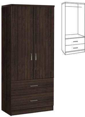 Life Δίφυλλη Ντουλάπα 80x42x180cm Life Δίφυλλη Ντουλάπα 80x42x180cm
