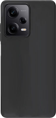 Tech-Protect Icon Umschlag Rückseite Silikon Schwarz (Redmi Note 12 Pro / Poco X5 Pro)